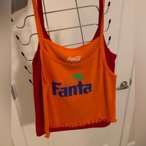 Fanta Orange Graphic Tank Top
